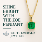 Shine Bright with The Zoe Pendant – White Emerald Jewelry